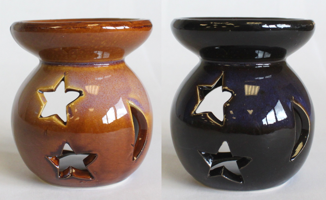 Wax Tart Burner MOON AND STARS - Wax Tarts Not Included