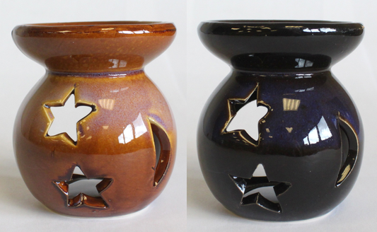 Wax Tart Burner MOON AND STARS - Wax Tarts Not Included
