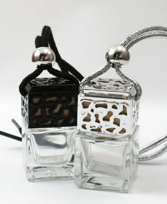 Car Diffuser Black or Silver Bottle