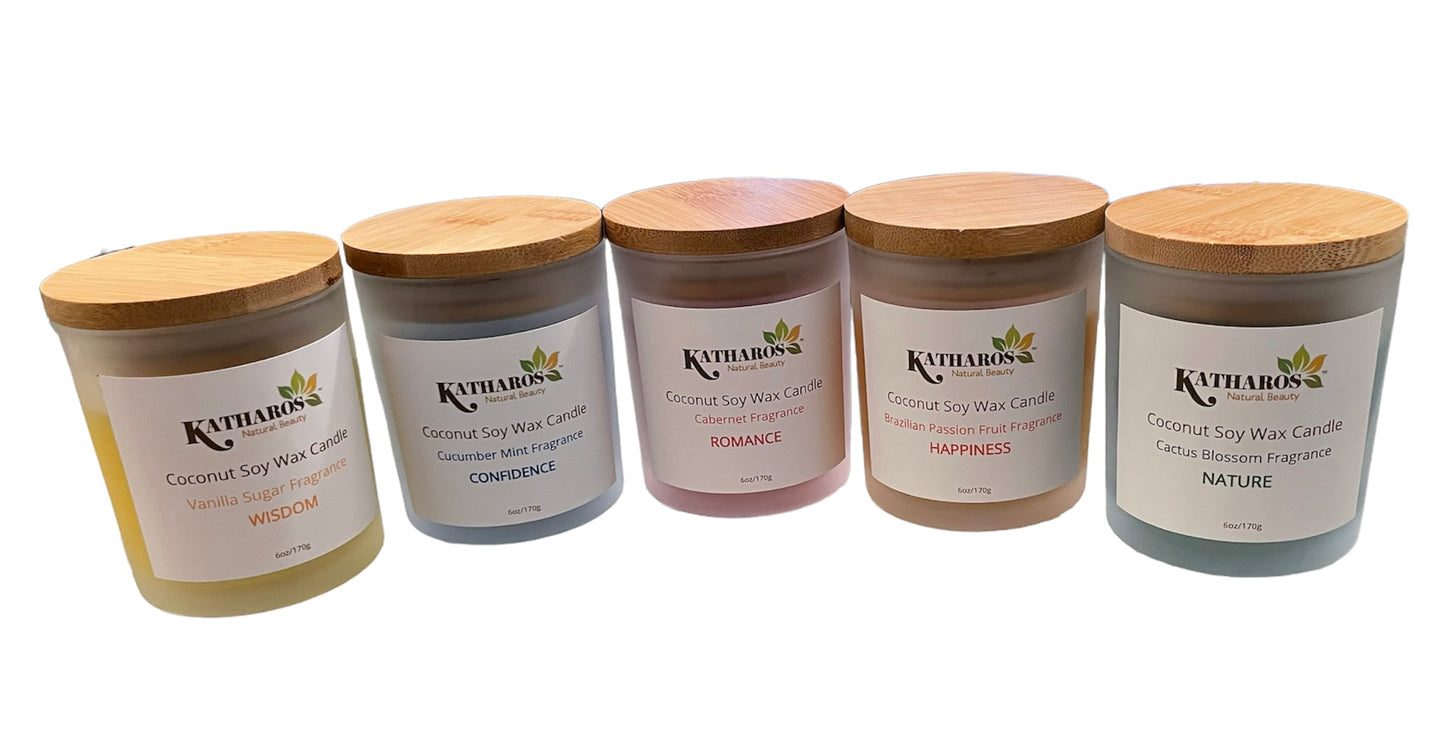 Coconut/Soy Candles 6oz. - Love & Friendship are Full Color